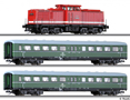 [Soupravy] → [S lokomotivou] → 01425: set dieselové lokomotivy BR 110 a dvou osobních vozů E-5