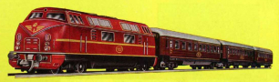 [Soupravy] → [S lokomotivou] → 545/7/4: set dieselov lokomotivy V200  a t rychlkovch voz