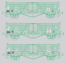 [Soupravy] → [Nákladní] → 6901: set tří otevřených nákladních vozů „Wismut III”