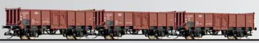 [Soupravy] → [Nákladní] → 501223: set tří otevřených nákladních vozů „Rübenzug II“