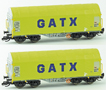 [Soupravy] → [Nákladní] → 51138: set dvou plošinových vozů s plachtou „GATX“