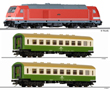 [Program „Start“] → [Soupravy] → 01436: set dieselové lokomotivy BR 285 a dvou osobních rekonstruovaných vozů