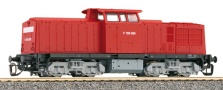 [Program „Start“] → [Lokomotivy] → 02598: dieselová lokomotiva červená s černým rámem a šedým pojezdem V 100