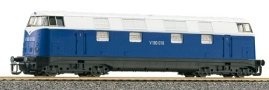[Program ″Start″] → [Lokomotivy] → 02679: dieselová lokomotiva modrá-bílá s černým pojezdem