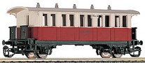 [Program ″Start″] → [Osobní vozy] → 13118: červený-slonová kost s šedou střechou s plošinami ″Kleinbahn AG″