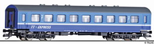 [Program ″Start″] → [Osobní vozy] → 13191: osobní vůz v odstínech modré s šedou střechou 2. tř. „TT-Express“
