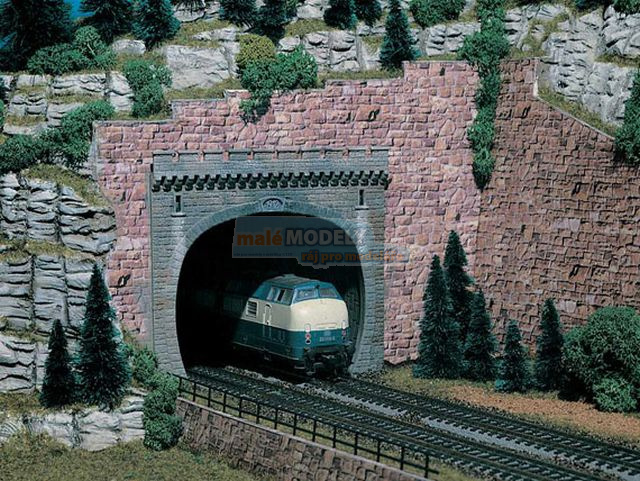 Tunel-portal, dvoukolejný