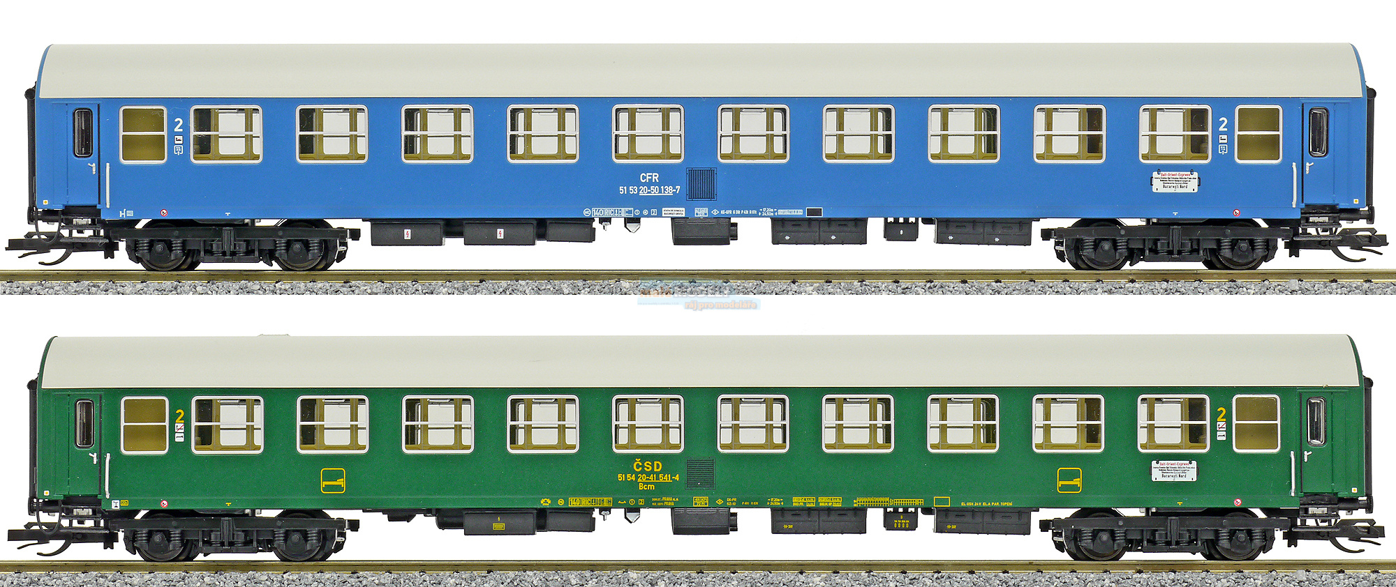 Set 2 osobních vozů <b>Balt-Orient-express 4</b> - (31.03.2016)