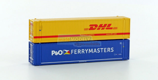 Set kontejnéry 45' DHL a P&O Ferrymaster (2ks)