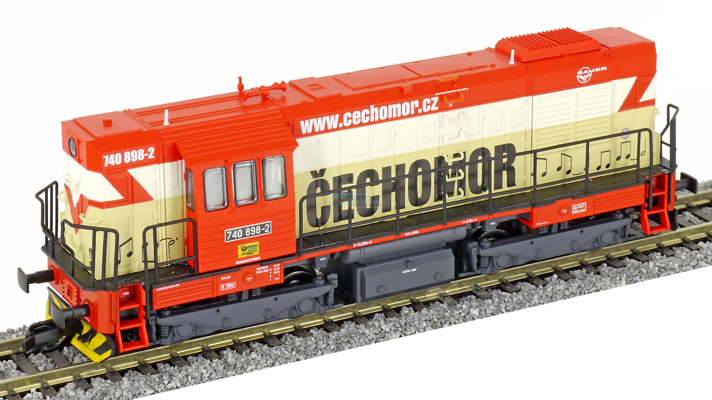 Dieselová lokomotiva řady 740 <b>„ČECHOMOR“</b>