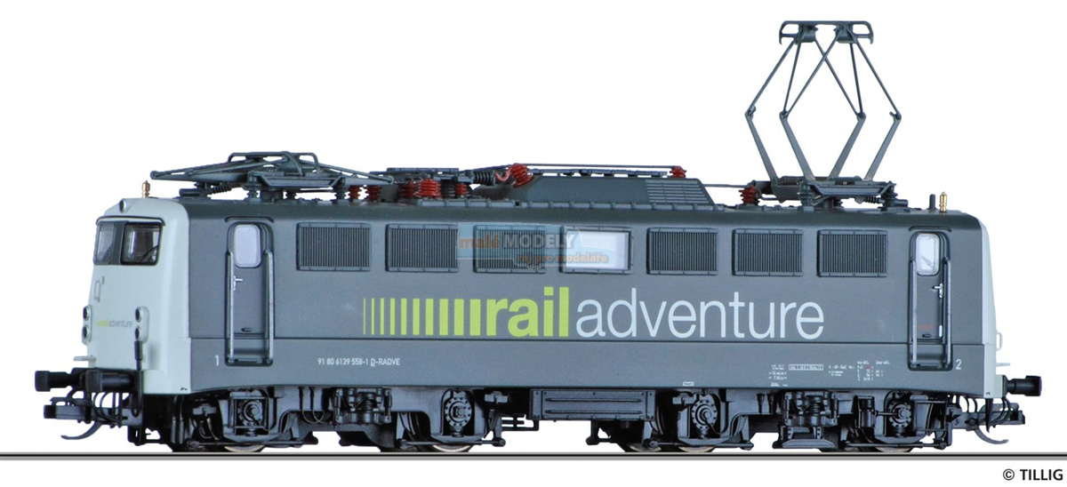 Elektrická lokomotiva 139 558-1 RailAdventure GmbH