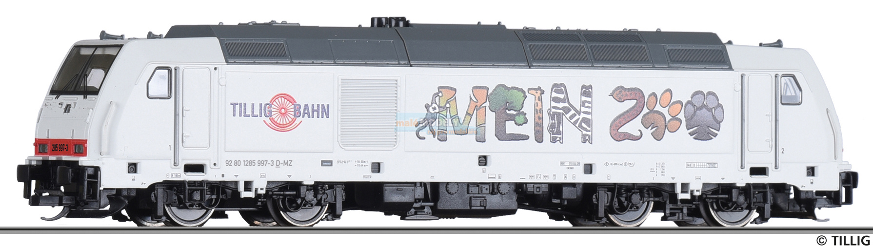 START - Dieselová lokomotiva BR 285 „Mein Zoo”