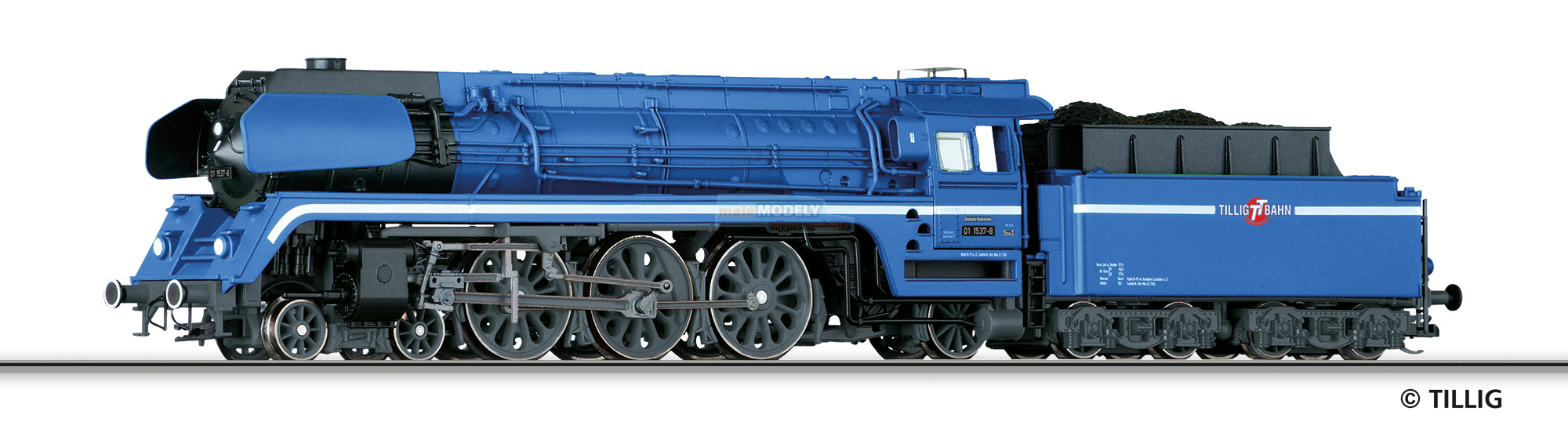 Parní lokomotiva BR 01.5 výroční model 30 Jahre Tillig, Museum, Ep.VI, (31.03.2024)