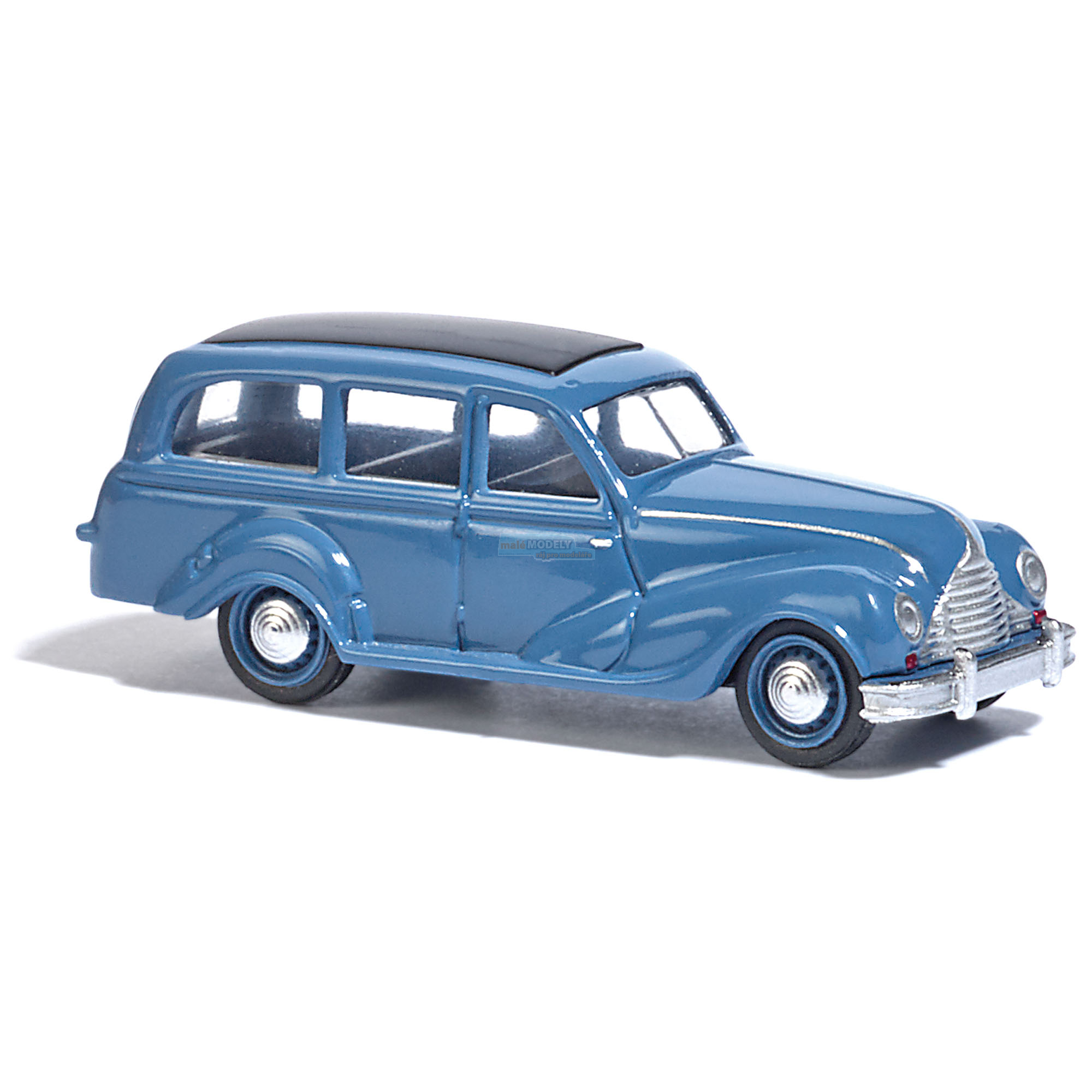Auto oso EMW 340 kombi, modrý