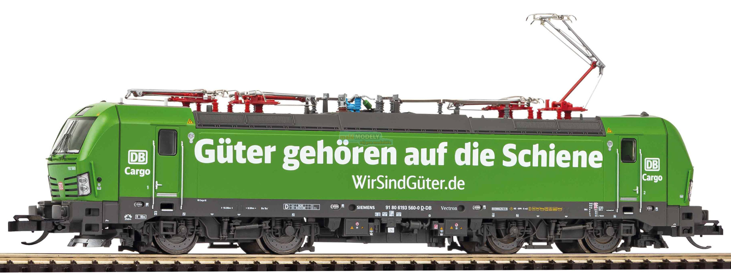 TT-E-Lok BR 193 DB AG -Güter gehören auf die Bahn- VI + DSs PluX22