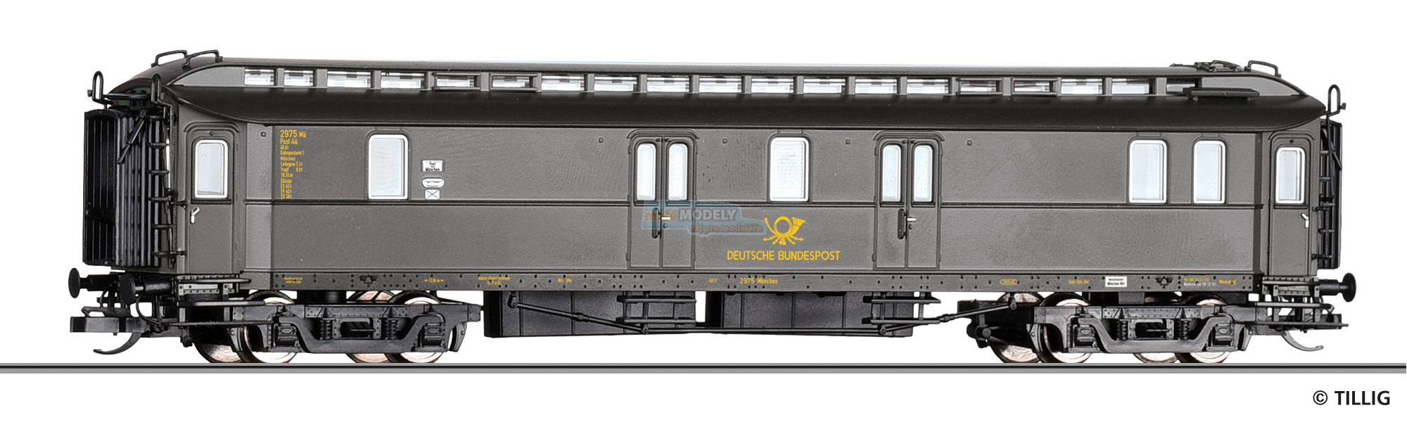 Bahnpostwagen der Deutschen Bundespost