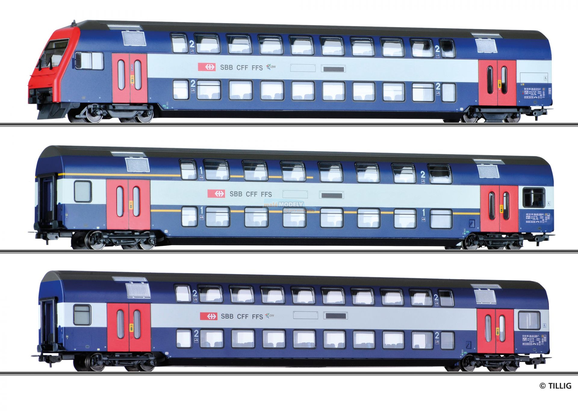 Doppelstockwagenset der SBB