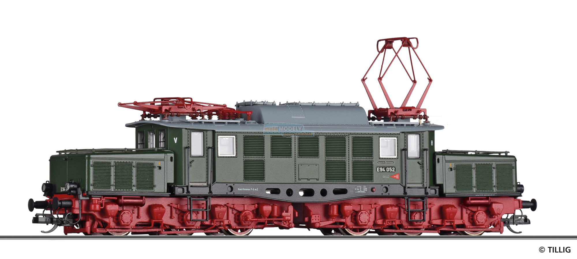 WS-Lok E 94 052, DR, Ep. III, BS analog