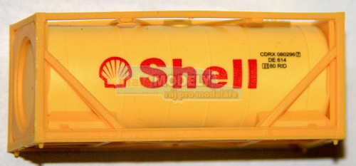 kontejner SHELL - žlutý ve žluté (velký popis)